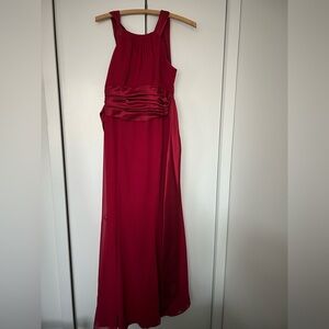Elegant Red Evening Gown